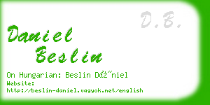 daniel beslin business card